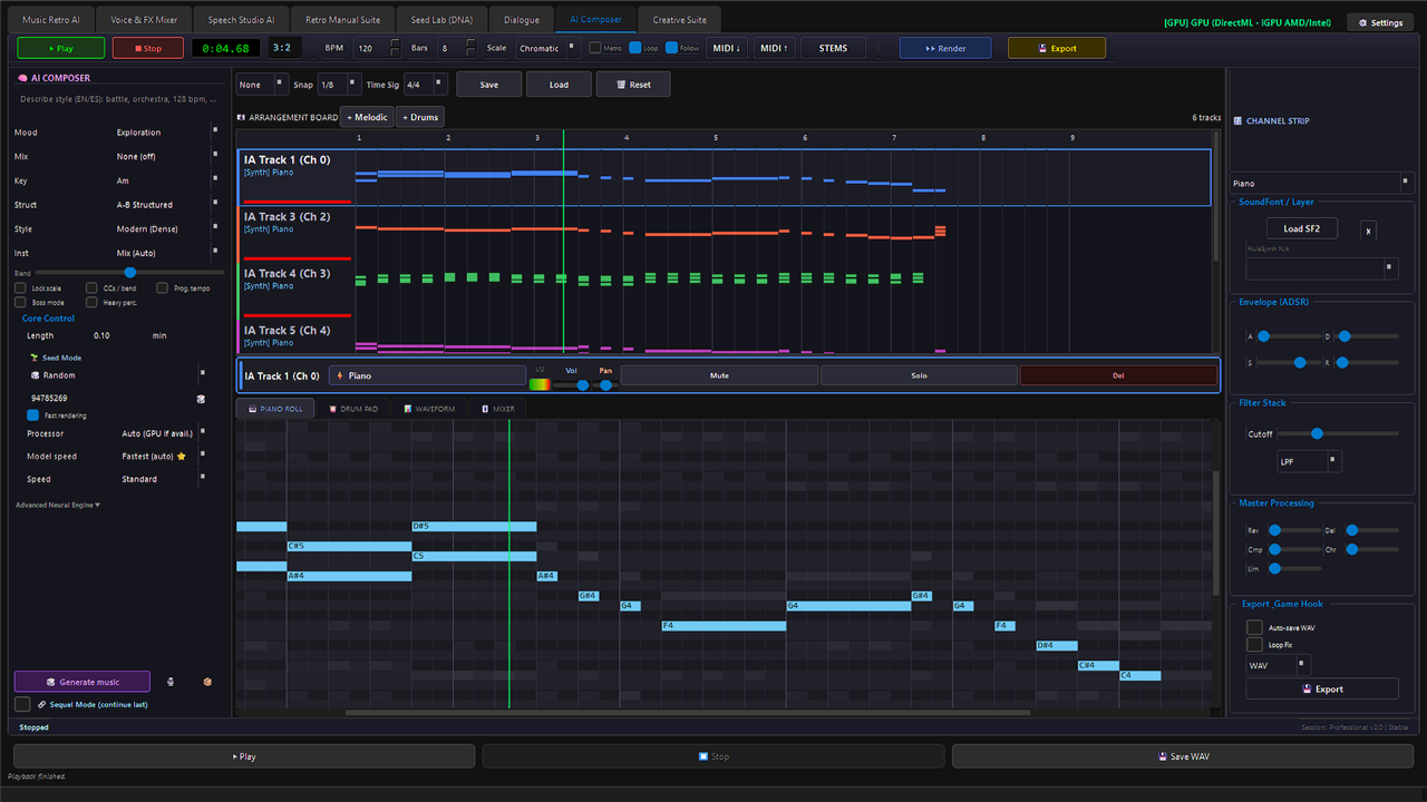 AI Composer — NeuralBeat Studio